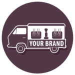 Branded Coffee Van Icon